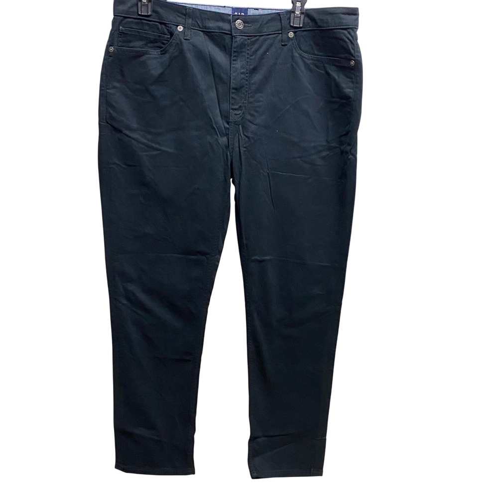 Gap $79 Mens 5 Pocket Slim Fit Stretch Twill Pants Black